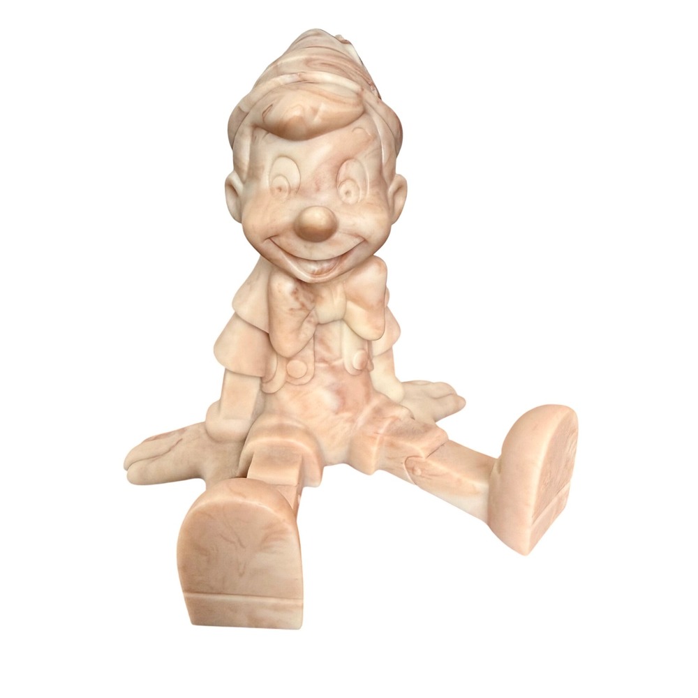 Vintage Disneyana Walt Disney Pinocchio Cameonyx Marble Figurine Handcrafted USA